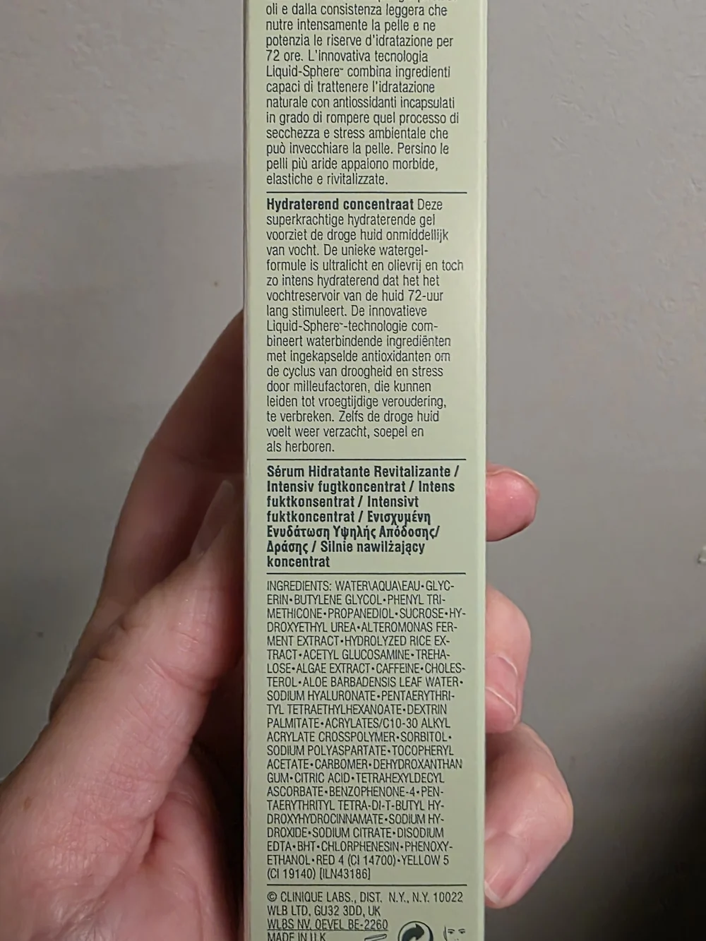 Clinique Moisture Surge Hydrating Concentrate - Light Pink